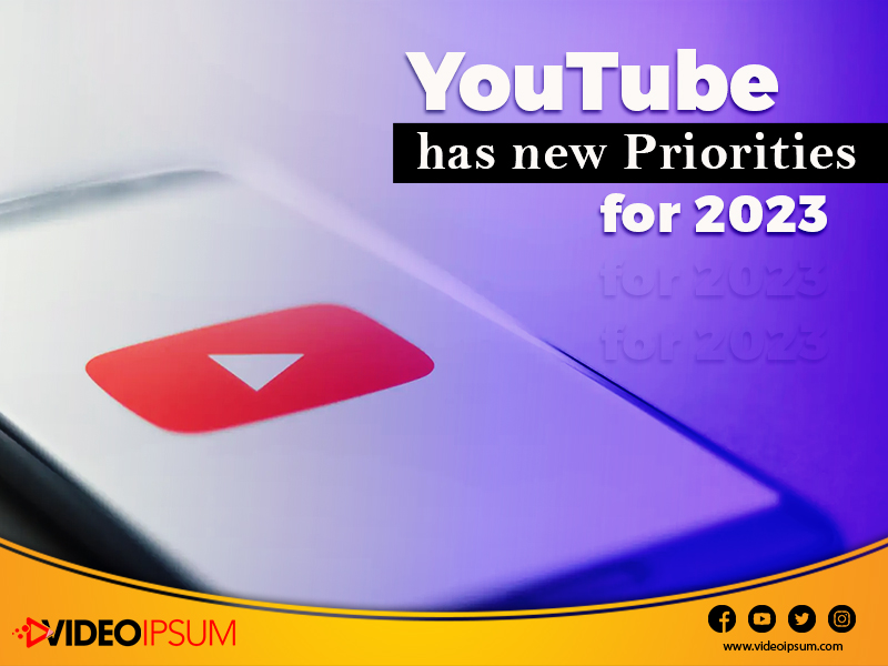 YouTube has new priorities for 2023